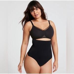 NWT Honeylove Super Power Thong Women's Black Size Medium
